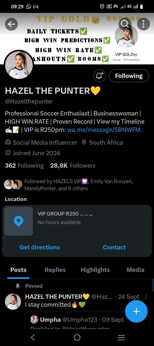 Bizzy16043666's tweet photo. @Hazelthepunter @HAZELSVIP 🔥🔥 https://t.co/FdNstzRrnl