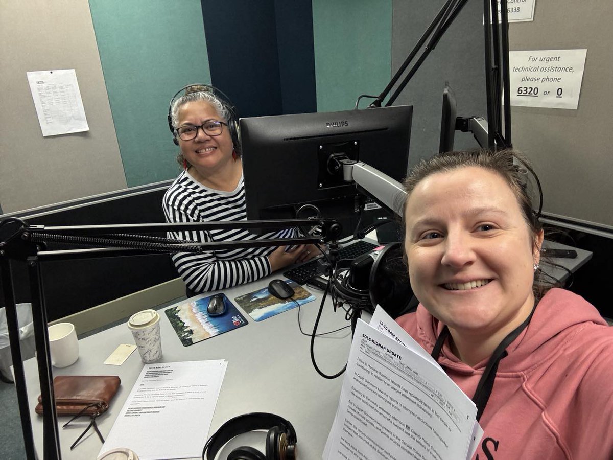 Moera TuilaepaTaylor (@mtuilaepataylor) on Twitter photo Awesome first <a href="/RNZPacific/">RNZ Pacific</a> breakfast show out of Auckland - nice to get back into continuity. The bulletin editor and newsreader this AM was Christina ๐๐๐ Awesome first <a href="/RNZPacific/">RNZ Pacific</a> breakfast show out of Auckland - nice to get back into continuity. The bulletin editor and newsreader this AM was Christina ๐๐๐