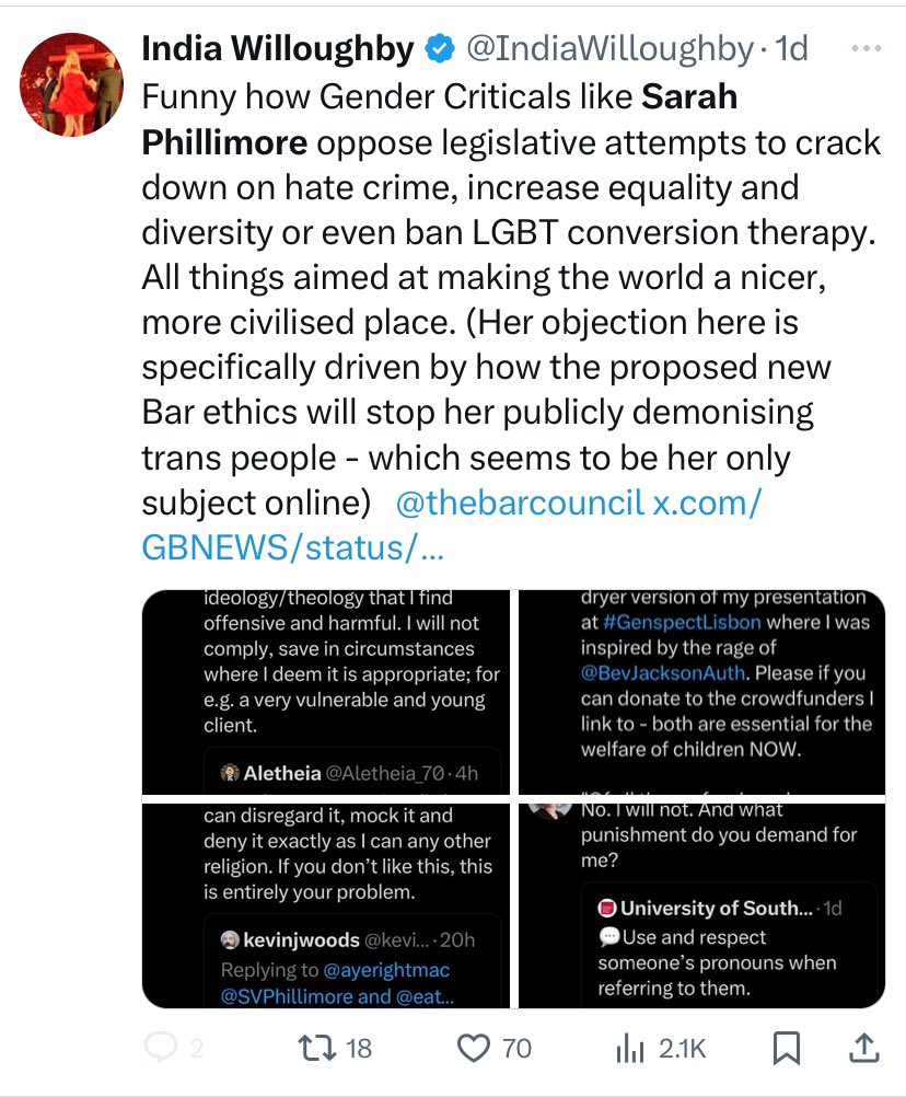 Sarah Phillimore tweet media