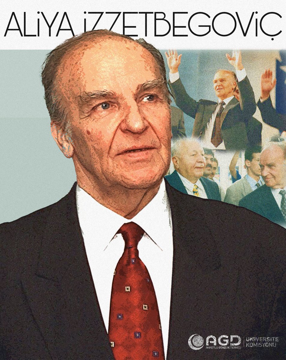''Ne yaparsanız yapın ama soykırımı unutmayın. Çünkü unutulan soykırım tekrarlanır.''
Aliya İzzetbegoviç

Bosna Hersek'in ilk Cumhurbaşkanı, Bilge Kral Aliya İzzetbegoviç'i vefatının sene-i devriyesinde Rahmetle anıyoruz.