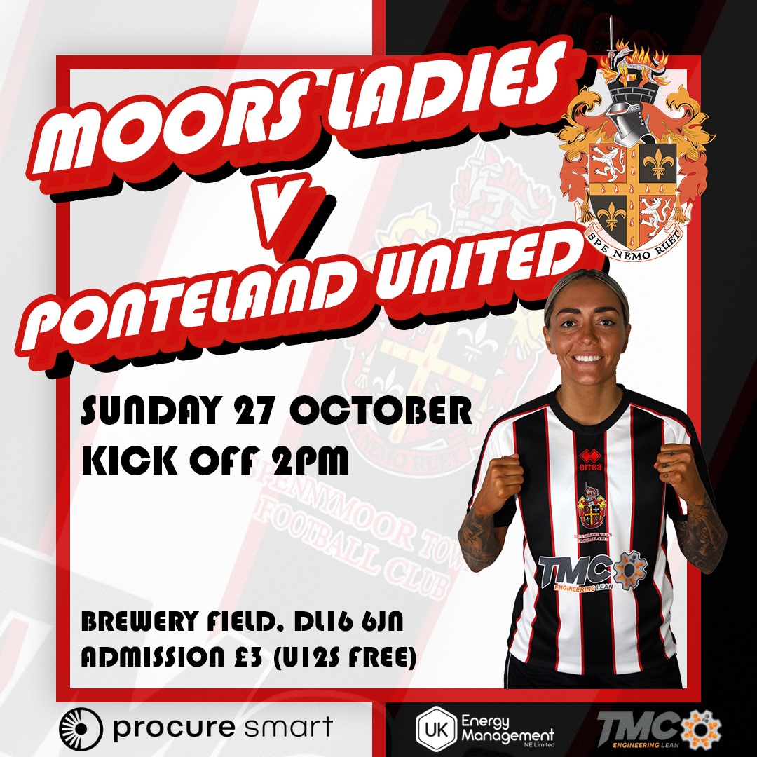 Spennymoor Town Ladies (@moorsladies) on Twitter photo No games this weekend but we look ahead to next weekend when we will face newly promoted <a href="/pontelandutd/">Ponteland United</a> at the Brewery Field.
#Moors No games this weekend but we look ahead to next weekend when we will face newly promoted <a href="/pontelandutd/">Ponteland United</a> at the Brewery Field.
#Moors