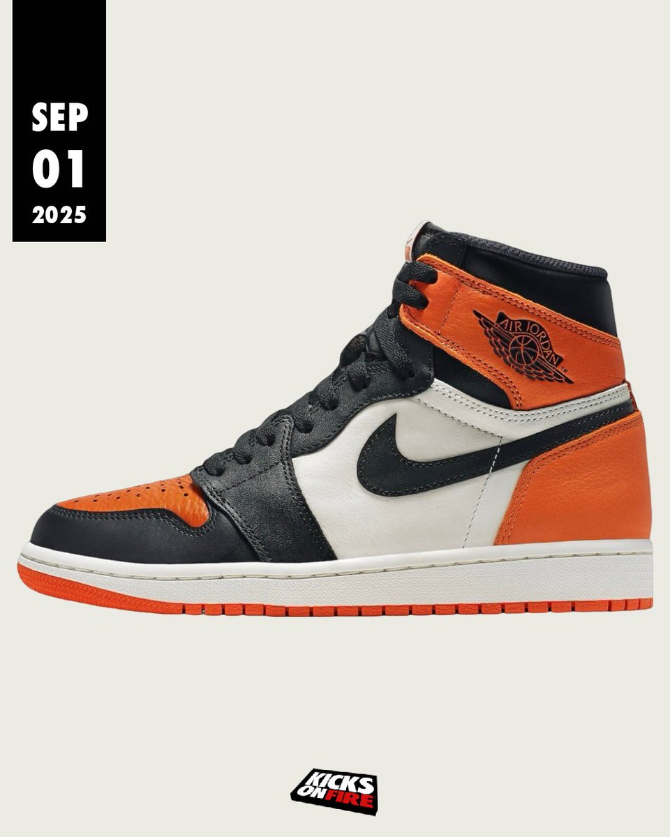 kicksonfire's tweet photo. Air Jordan 1 High OG Shattered Backboard
𝗖𝗼𝗹𝗼𝗿𝘄𝗮𝘆: Black/Black-Sail-Starfish
𝗦𝘁𝘆𝗹𝗲 𝗖𝗼𝗱𝗲: DZ5485-008
𝗥𝗲𝗹𝗲𝗮𝘀𝗲 𝗗𝗮𝘁𝗲: September 1, 2025

The Air Jordan 1 High OG "Shattered Backboard" ...
https://t.co/2KfZOV5Dw4 https://t.co/XuC09maj5S