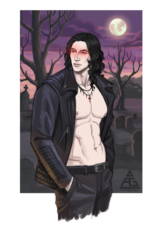 Happy Halloween! 🎃 #kyloren #bensolo #adamdriver #halloweenart #happyhalloween