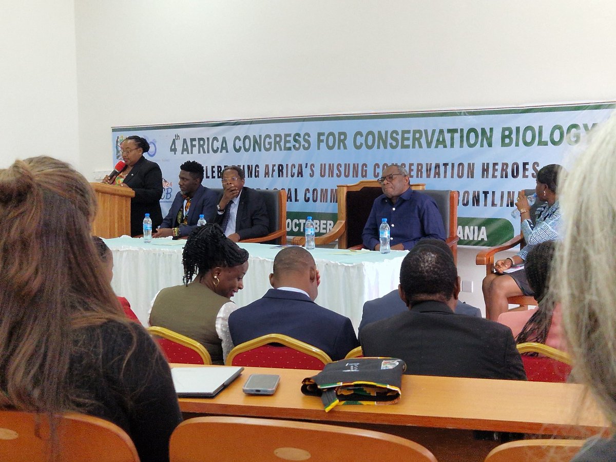 The 4th Africa Congress for ConBio #ACCB2024 is about to be officially opened by Hon. Min of NatRes &amp; Tourism! Incredible pallet of keynotes; superb program. All at the foothills of Mt Kilimanjaro.