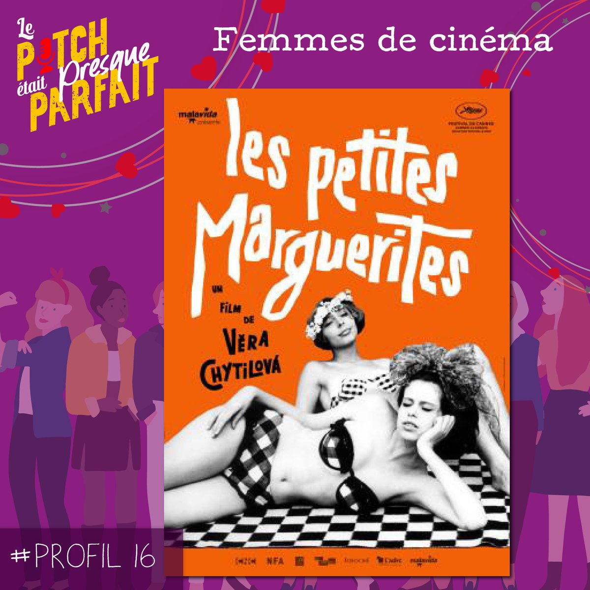 PODCAST 🎙 🎧 / Cinéma 🎞 🎬
LES PETITS MARGUERITES 🌼 de Věra Chytilová
Femmes de cinéma saison 2 

C'est <a href="/LabouryMarine/">Marine 🍁🎬</a> qui vous en parle

L'épisode est disponible sur les  plateformes d'écoute 👌 ou 👇
smartlink.ausha.co/le-pitch-etait…

#pitchparfait #podcast #cinema #femmesdecinema