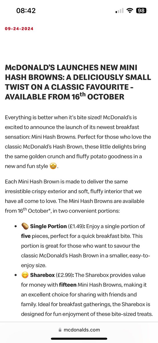 Shivonne_'s tweet photo. Thank you @McDonaldsUK 🥹 https://t.co/iZmXzmosdC