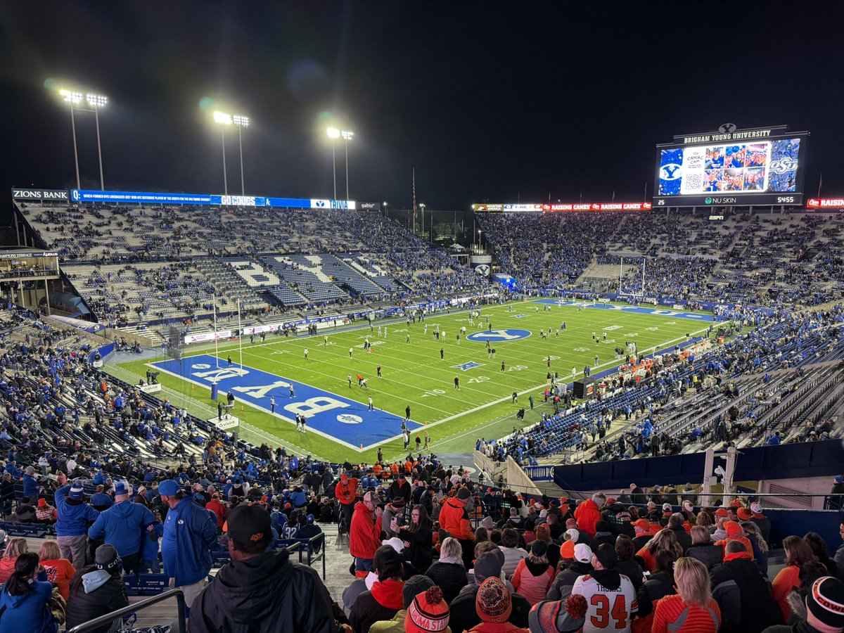 What a game! Incredible environment as well! (Yes I wore Orange, it was part of the requirement for the free ticket. No pictures and no regrets, it was a blast)