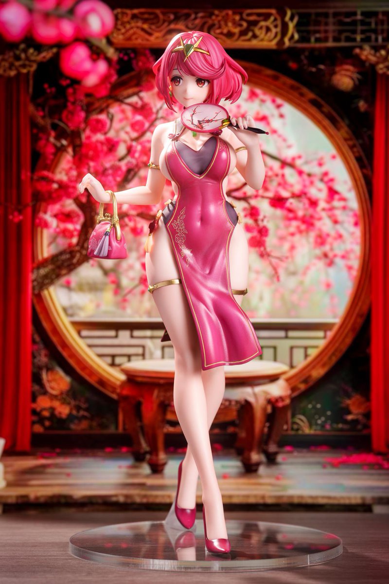 焰 ホムラ チャイナドレスダブルスイングバージョン 豪华版 製作】東方人型 【商品】ゼノブレイド2 ホムラ(チャイナドレス