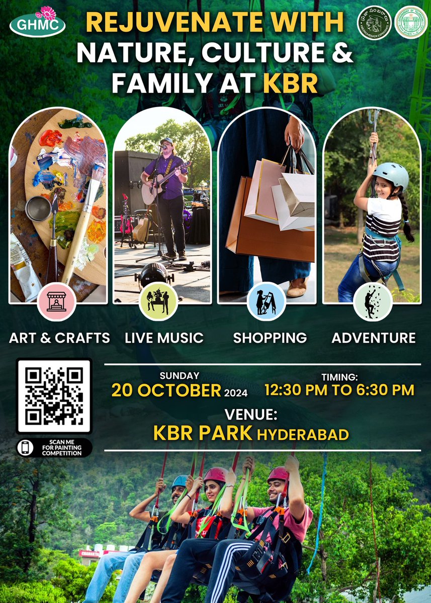 GHMCOnline's tweet image. Join us in celebrating the inspiring vision of the Telangana Government, guided by the motto *&apos;Prajala Paalana&apos;* (Governance by the People), along with GHMC’s remarkable initiative *&apos;Praja Sambaralu&apos;* – a celebration by and for the people.

GHMC invites the citizens of Hyderabad…