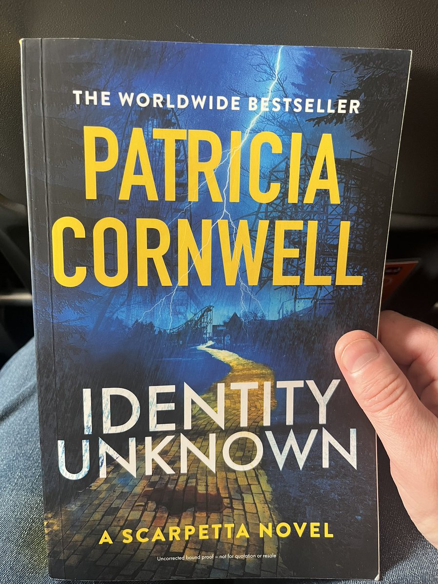 grabthisbook's tweet photo. Short flight ahead but I plan to make good inroads into #IdentityUnknown - the new #Scarpetta from @1pcornwell 🤩 https://t.co/8JdgxWSYKk
