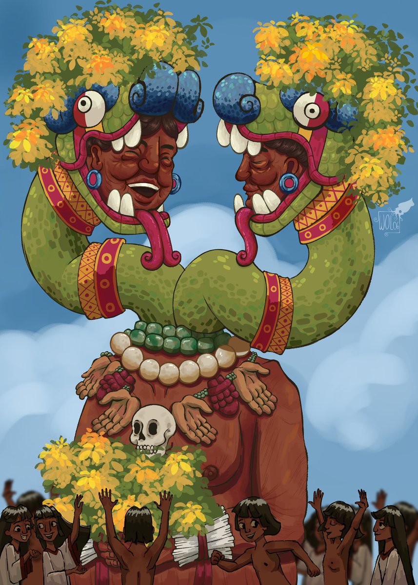 Wol006's tweet image. Tozoztontli 

#coatlicue #aztec #teoctubre2024