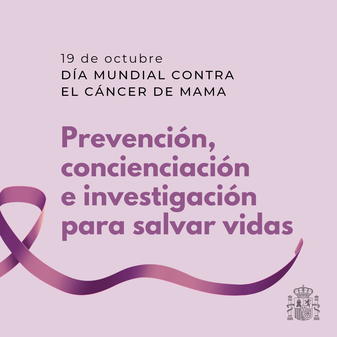 Gracias a la investigación, la prevención y la detección precoz, el cáncer de mama es uno de los tumores con mayor supervivencia en la actualidad.

Queda mucho por hacer. 

Este Gobierno trabaja para mejorar la calidad de vida de pacientes y supervivientes con unos servicios