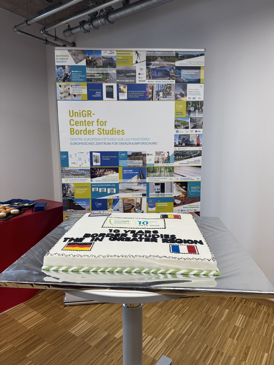 Quel plaisir ce fut de retrouver les membres de l’<a href="/unigr_cbs/">UniGR-Center for Border Studies</a> à l’occasion de ce 10ème anniversaire ! 🥳 
10 ans d’une belle aventure ; 9 ans pour moi… Tout cela me ramène au 26/11/2015 et Pont-à-Mousson, je n’étais alors qu’en M2. Que de beaux projets réalisés depuis! Merci 🙏