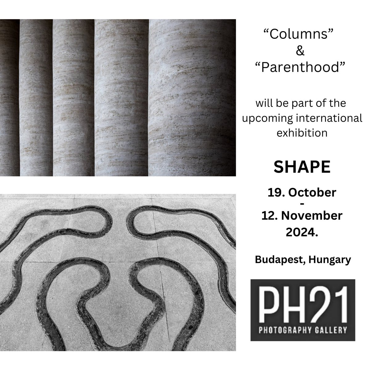 Gm 🩶 Today is the day! 

My first internationally curated group exhibition in my home land 🇭🇺

Super excited 🤩