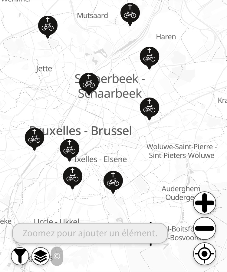 Ce samedi 19/10 à 17h45, commémorations pour #Paul en France.  
A Bruxelles, RDV à l’un des 9 vélos blancs, qui commémorent chacun le décès d’un.e personne à vélo sur nos routes.  A 17:45, amenez une fleur, une bougie, au vélo de votre choix. mapcomplete.org/ghostbikes