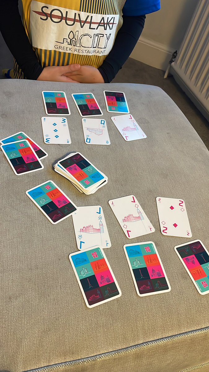 Now showing my kids what the card game *head is that was mentioned on <a href="/BBCBreakfast/">BBC Breakfast</a> this morning! 
Love a game of cards wherever we go…