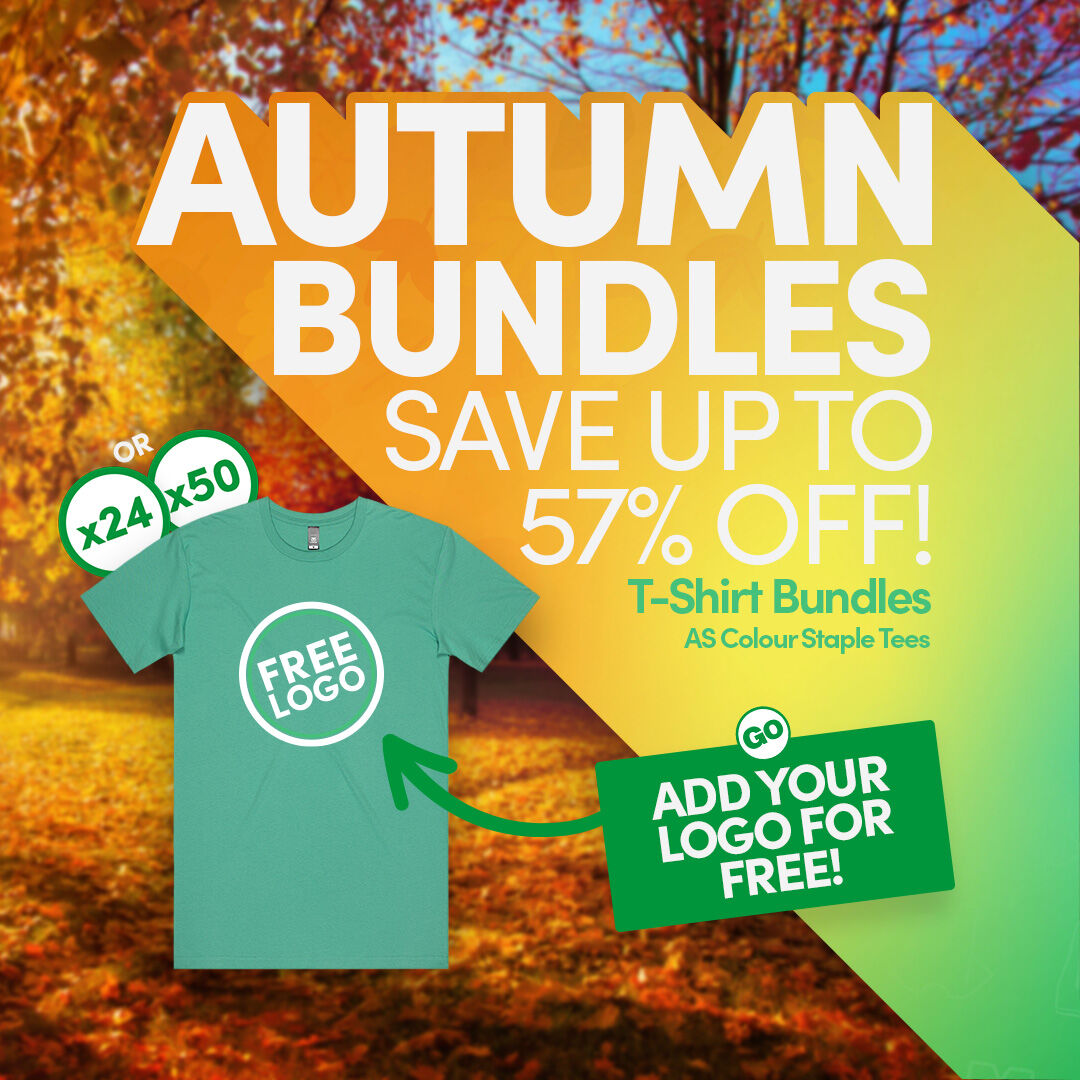We're always aiming to provide you with the finest apparel and super savings. Today, we're excited to reveal our bundle - 24 or 50 x AS Colour Staple Tees, complete with FREE Printing and FREE Delivery! Add your designs here - bit.ly/4dLDPq0 #customtees