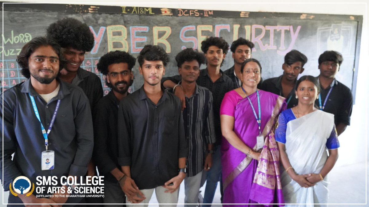 Cherancollege's tweet image. SMS College of Arts and Science’s Department of Computer Science Association, Techwiz, successfully organized &quot;Secure Your Digital Life&quot; on October 18, 2024, as part of Cyber Security Awareness Month. #CyberSecurityMonth #SecureYourDigitalLife #Techwiz #CyberAwareness