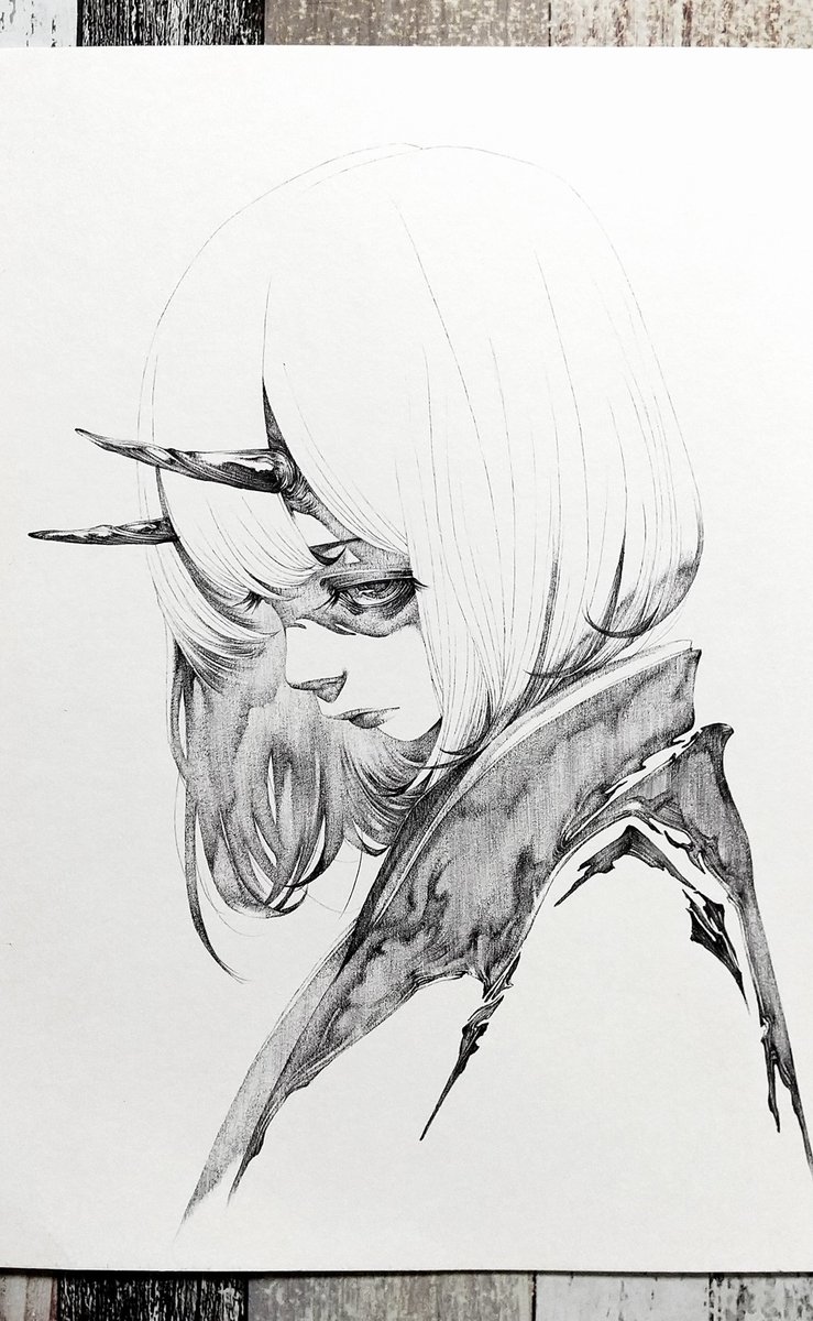 今週のボールペン画～〆鬼っこ👹 https://t.co/OX1YmbpXoY