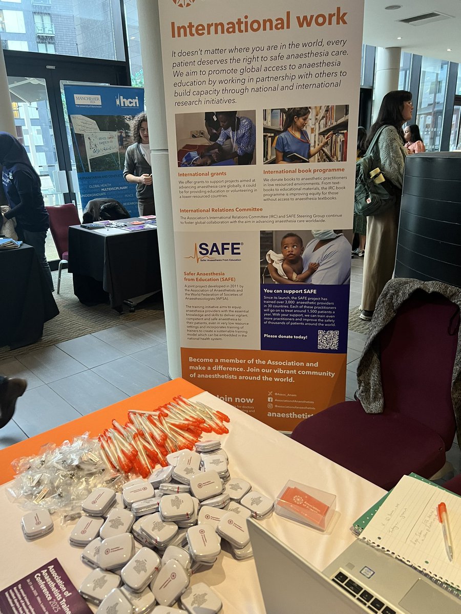 Nicola Heard (@nicolaheard) on Twitter photo Pleased to be representing <a href="/Assoc_Anaes/">Association of Anaesthetists</a> and @Anaes_Trainees at GASOC2024 in Manchester promoting our International work in anaesthesia. #globalhealth #PatientSafety Pleased to be representing <a href="/Assoc_Anaes/">Association of Anaesthetists</a> and @Anaes_Trainees at GASOC2024 in Manchester promoting our International work in anaesthesia. #globalhealth #PatientSafety