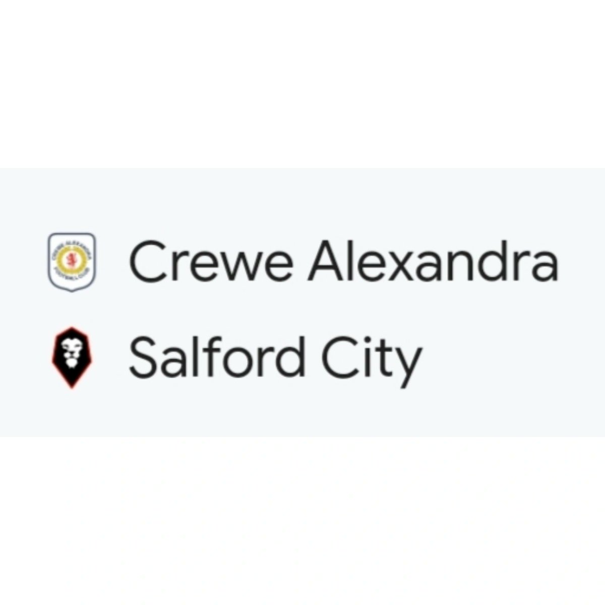 We're opening at midday as The Alex are at home to Salford City FC . <a href="/SalfordCityFC/">Salford City FC</a> fans and <a href="/crewealexfc/">Crewe Alexandra</a> fans all welcome, as well as fans of great beer and cider. 

#footie #CreweAlex #railwaymen #salfordcity