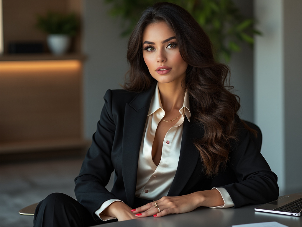AIFashionChic's tweet photo. Lady Boss owning every moment, every decision. The future belongs to her
#TechQueens #WomenWhoInspire #NextGenCEO
image by @grok https://t.co/CWX0mzFj1m