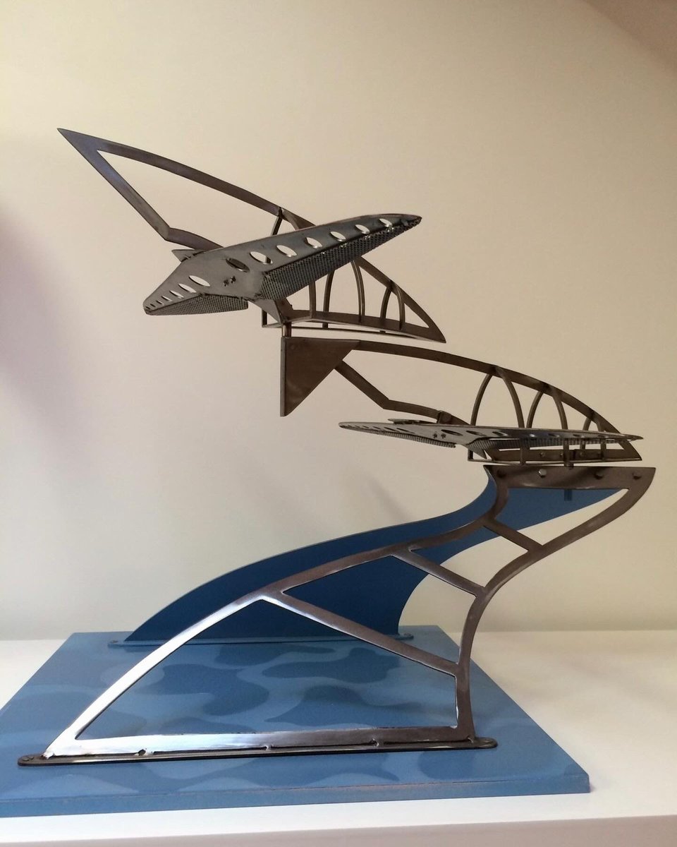 pascalberger691's tweet photo. Présentation d’une nouvelle peinture, acrylique sur toile, 130cm/97cm,série 2024.
Un point de réalité « Sculpture en acier, peint de la série Aérienne » au musée sprengel de Hanovre. https://t.co/X9ERdvWGPO