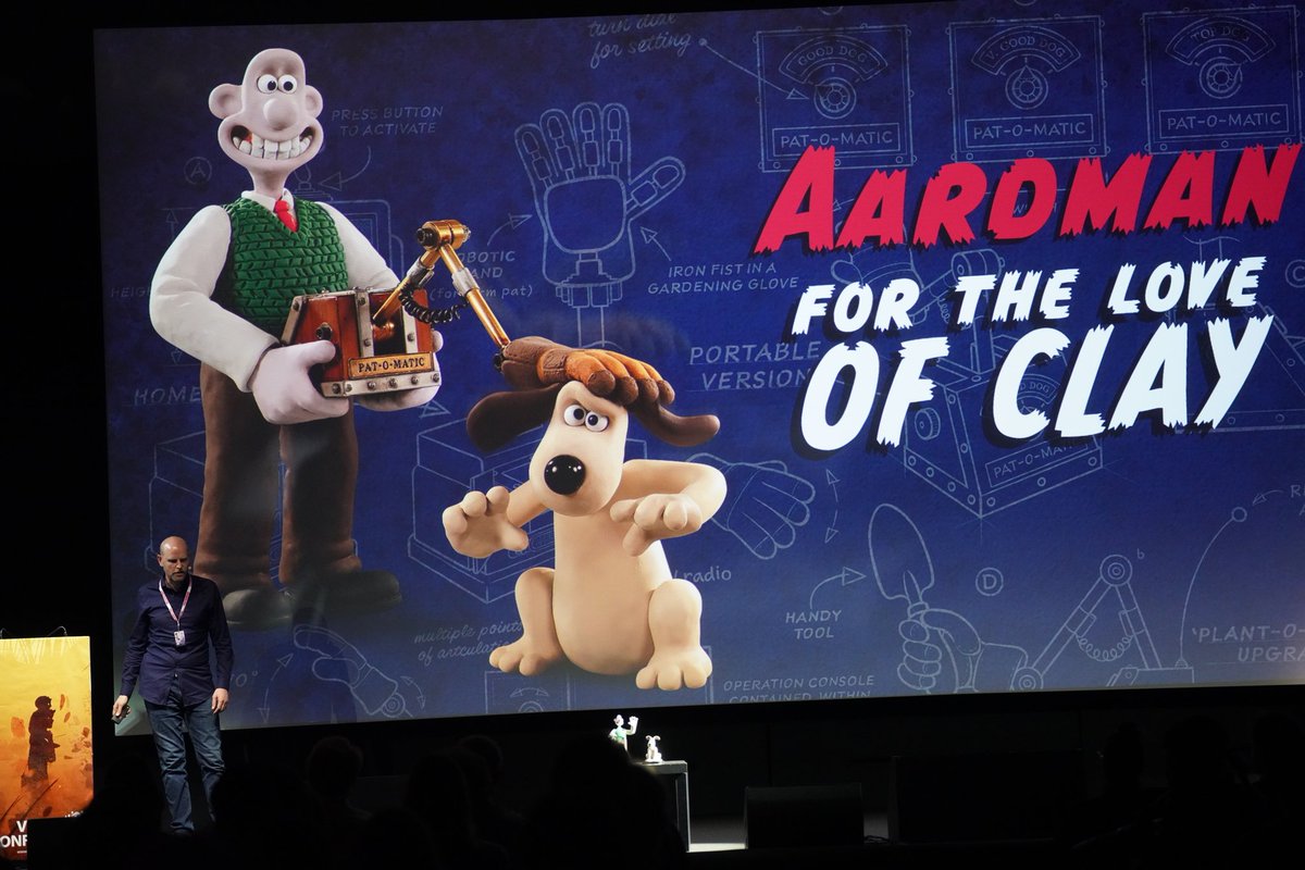 3DVF's tweet photo. .@aardman at @ViewConference ! We saw sequences and behind the scenes from Wallace & Gromit: Vengeance most fowl, coming soon on @BBC & @netflix. We can't show too much of the conference but trust us: tons of talent and love went into this, don't miss it! #viewconference2024 https://t.co/GuBM51AZE7