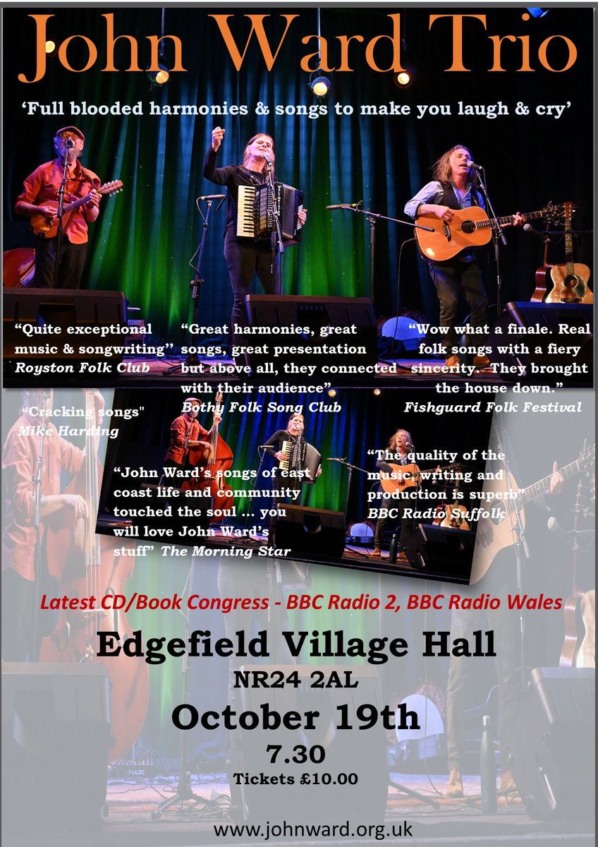 JeffWitts's tweet photo. A bit of folk music tonight, whilst working behind the bar at Edgefield Village Hall https://t.co/PC9lUlfl6S