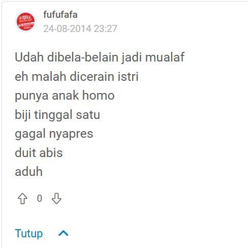 BudiBukanIntel's tweet photo. Yang selevel buzzer tuh yang kaya gini git https://t.co/ejAbJ7ZGea