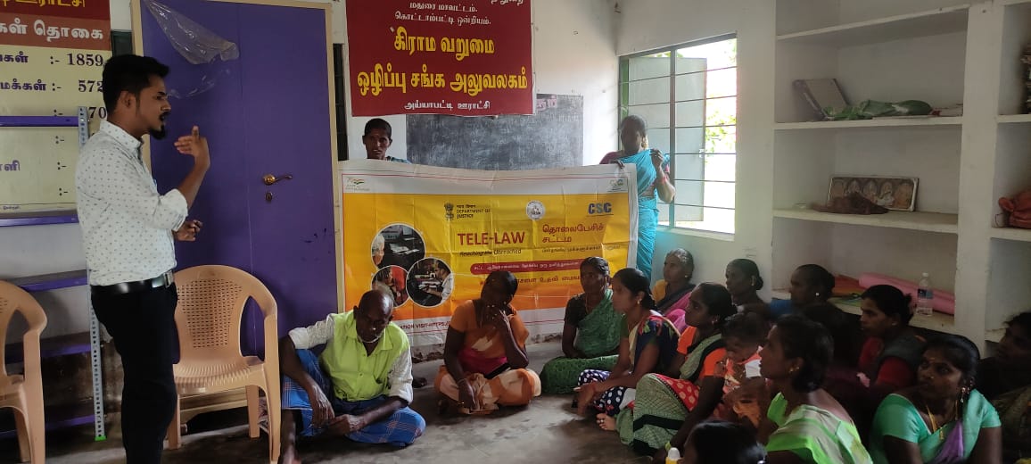 CSC Tele-Law Tamilnadu (@sctntl9) on Twitter photo VLE Muthuraj organized Tele law awareness camp in Madurai district, Tamil Nadu.
<a href="/csc_south/">Vinod Kuriakose</a> <a href="/ceo_csc/">CEO_CSC e-Governance</a> <a href="/TeleLaw_/">Tele-law</a> <a href="/ma_madurai/">MA CSC CENTER MADURAI</a> <a href="/cscmaduraii/">CSC MADURAI</a> VLE Muthuraj organized Tele law awareness camp in Madurai district, Tamil Nadu.
<a href="/csc_south/">Vinod Kuriakose</a> <a href="/ceo_csc/">CEO_CSC e-Governance</a> <a href="/TeleLaw_/">Tele-law</a> <a href="/ma_madurai/">MA CSC CENTER MADURAI</a> <a href="/cscmaduraii/">CSC MADURAI</a>