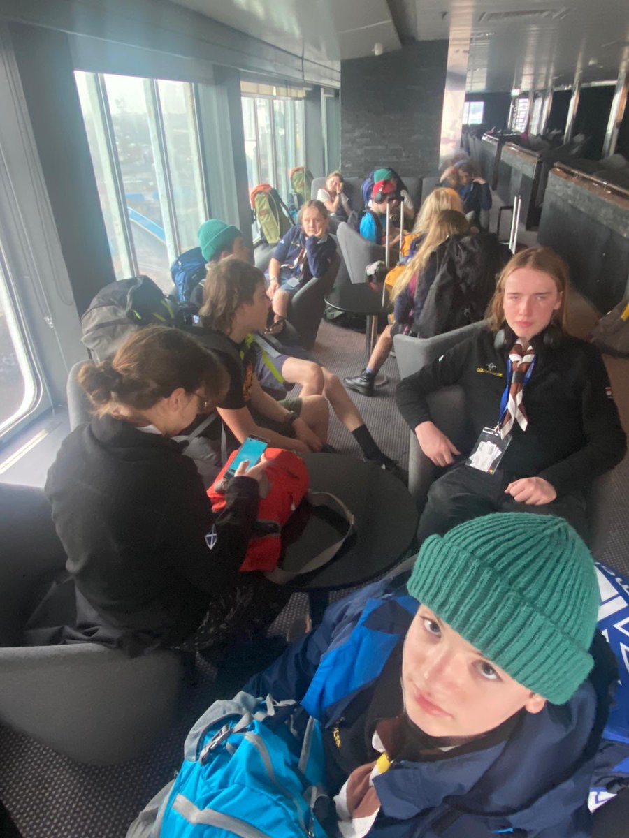 Lovely sunrise as we came into Newcastle this morning. Had a nice final meal on the boat last night and now waiting to disembark and make our way into Newcastle