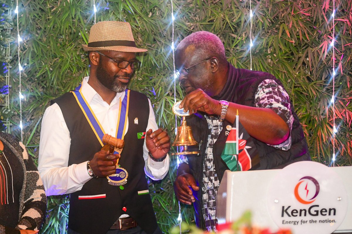 KenGenMDandCEO's tweet photo. Congratulations to the newly installed RC Generate Rotary Club President, Frank David PR, and Board members. You now have role is to envision the limitless possibilities of what Rotary can achieve in transforming lives and communities. #Rotary #JenGaKenGen https://t.co/Su1mZMlxCp