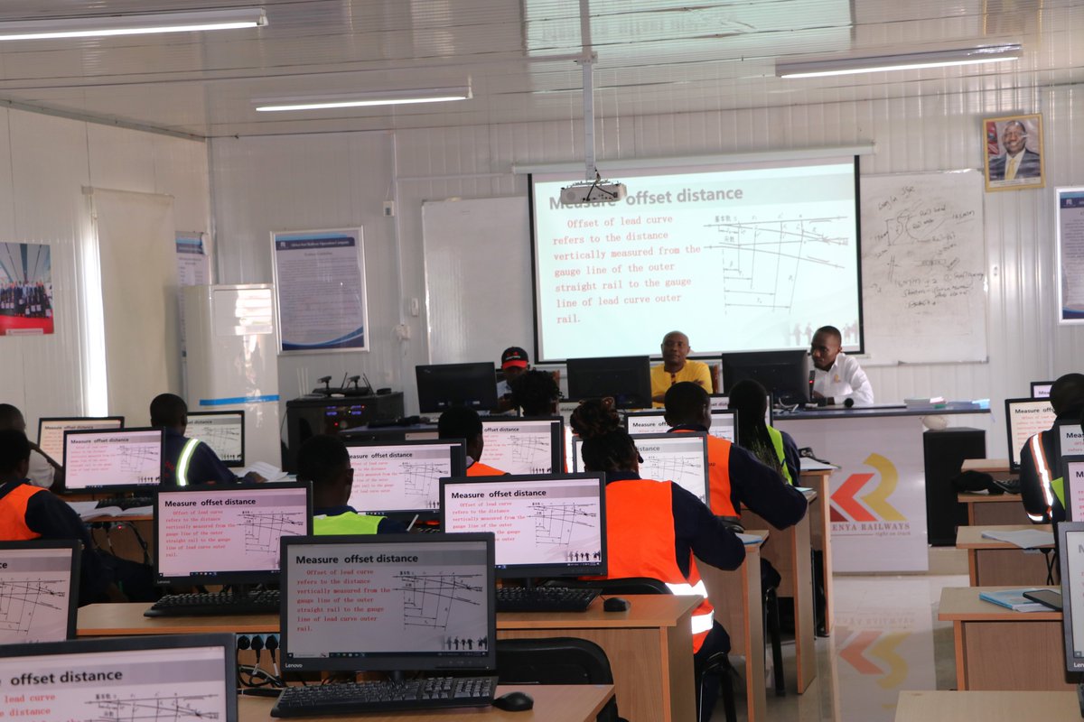 This week Afristar's Training department conducted training exercise for students from Railway Training Institute to acquaint them with the knowledge,skills &amp; technology used in all #sgroperations. 

Experts from the Locomotive,Safety,Training &amp; Track facilitated the training.