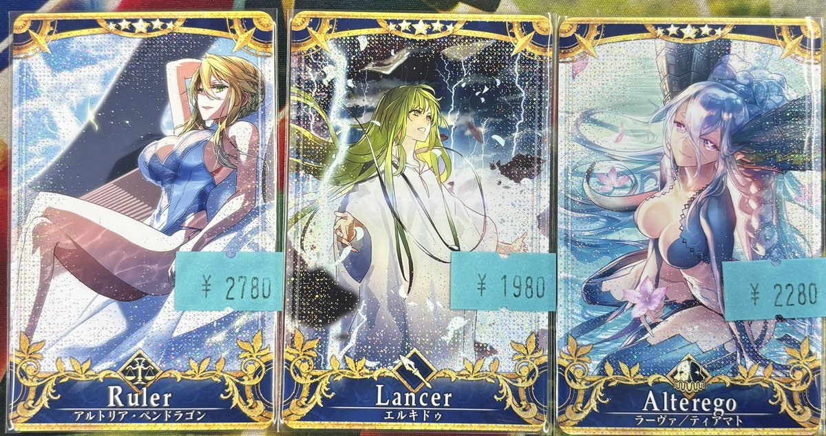 FGOAC #FGO 通販に最終再臨フェイタルのルーラー水着アルトリア