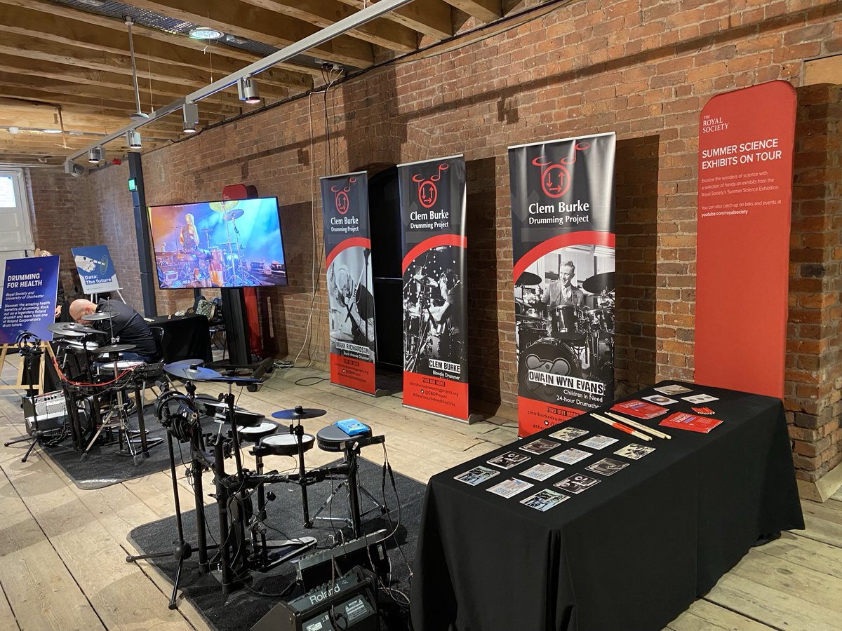 Prof Marcus Smith (@marcussmith78) on Twitter photo Day 2 <a href="/sim_manchester/">Science and Industry Museum</a> Manchester Science Festival. Great questions yesterday … can you deliver drumming programmes in school? YES! Contact <a href="/CBDProject/">Clem Burke Drumming Project</a> for details <a href="/RolandGlobal/">Roland</a> <a href="/ChiUniSLS/">Chichester University Sport and Life Sciences</a> <a href="/Hartpury/">Hartpury University and Hartpury College</a> <a href="/UlsterUni/">Ulster University</a> <a href="/KingsIoPPN/">Institute of Psychiatry, Psychology & Neuroscience</a> Day 2 <a href="/sim_manchester/">Science and Industry Museum</a> Manchester Science Festival. Great questions yesterday … can you deliver drumming programmes in school? YES! Contact <a href="/CBDProject/">Clem Burke Drumming Project</a> for details <a href="/RolandGlobal/">Roland</a> <a href="/ChiUniSLS/">Chichester University Sport and Life Sciences</a> <a href="/Hartpury/">Hartpury University and Hartpury College</a> <a href="/UlsterUni/">Ulster University</a> <a href="/KingsIoPPN/">Institute of Psychiatry, Psychology & Neuroscience</a>
