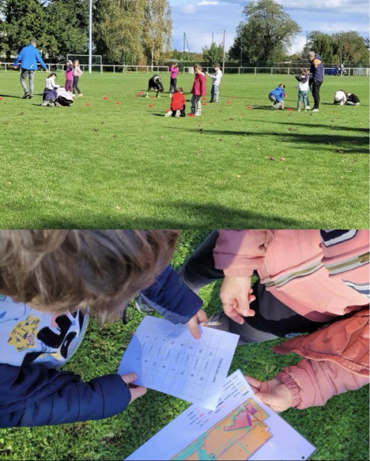 Fin des rencontres course d'orientation avec <a href="/CPDEPS61/">CPDEPS 61</a>. 700 élèves du cycle 1 au cycle 3 d’<a href="/IEN_ALENCON/">Maryse Bellanger</a> ont pu transférer les compétences travaillées à l'école en milieu inconnu : plan figuratif, carte d'orientation, parcours photos, jeu du damier, memo-relais et carré potager.