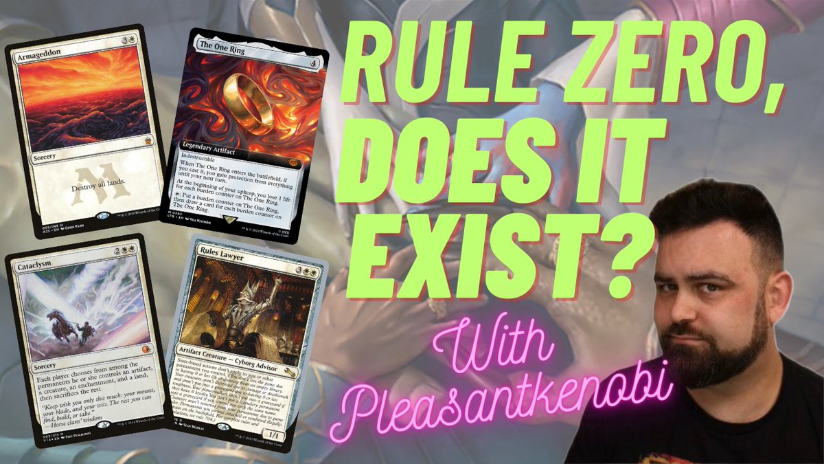 OmenpathPodcast's tweet photo. Our latest pod is now out and we talk to @PleasantKenobi about rule zero and ask “ Rule Zero, does it exist?” 

We also chat about the “bracket system” among other things.

Does Vince like blowing up lands for fun? Find out 😉

#mtg #podcast #rulezero

https://t.co/VNOvubjHqJ https://t.co/xIAoRw8WAX