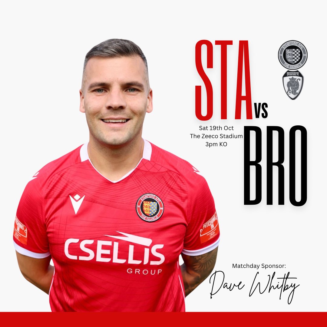 𝐖𝐄 𝐀𝐑𝐄 𝐁𝐀𝐂𝐊 ⚔️ 

The Zeeco Stadium is where to be this afternoon, as the reds host Bromsgrove Sporting (3pm kick off)

🎟️£12/£8/£4/FREE

☔️ No pitch inspection is expected, safe travels to everyone