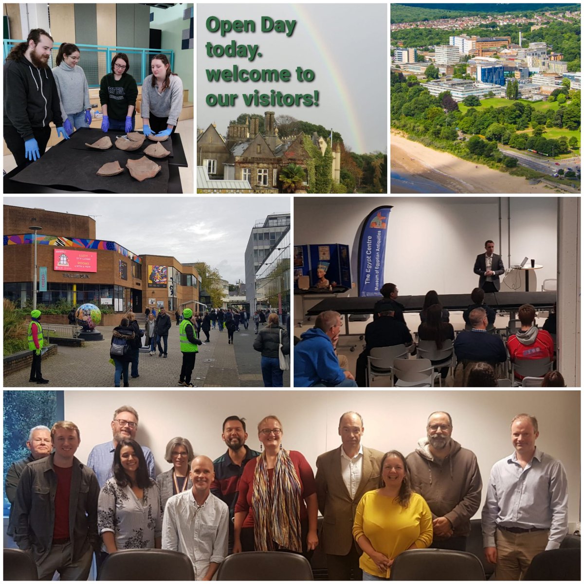 Swansea Uni Ancient World (@suancientworld) on Twitter photo We look forward to welcoming visitors today!
There's a lot to do: talk to lecturers in our subject, visit the Egypt Centre, get a chance to handle some objects, and get to know our campus.
#OpenDay <a href="/SwanseaUni/">Swansea University</a>
Come and visit us: more open days to come.
swansea.ac.uk/open-days/ We look forward to welcoming visitors today!
There's a lot to do: talk to lecturers in our subject, visit the Egypt Centre, get a chance to handle some objects, and get to know our campus.
#OpenDay <a href="/SwanseaUni/">Swansea University</a>
Come and visit us: more open days to come.
swansea.ac.uk/open-days/