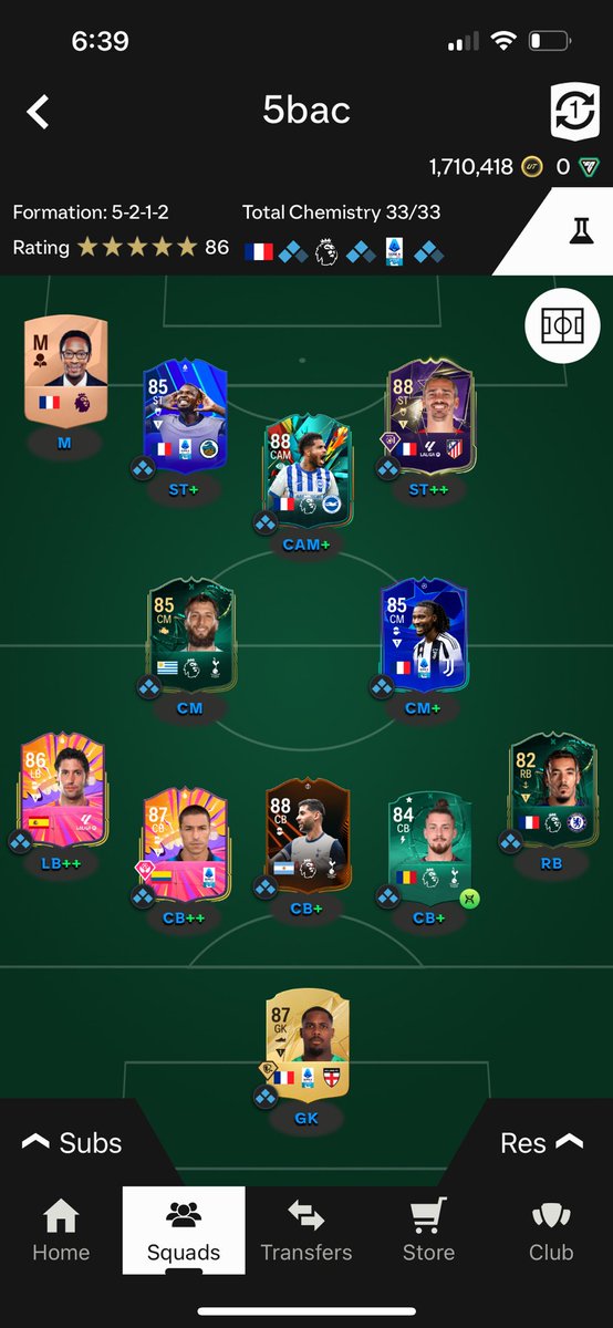 ChristianDerta5's tweet photo. @FIFA22_INFO Don’t wanna hear 5 back slander 😂 https://t.co/QCtWlBcno5