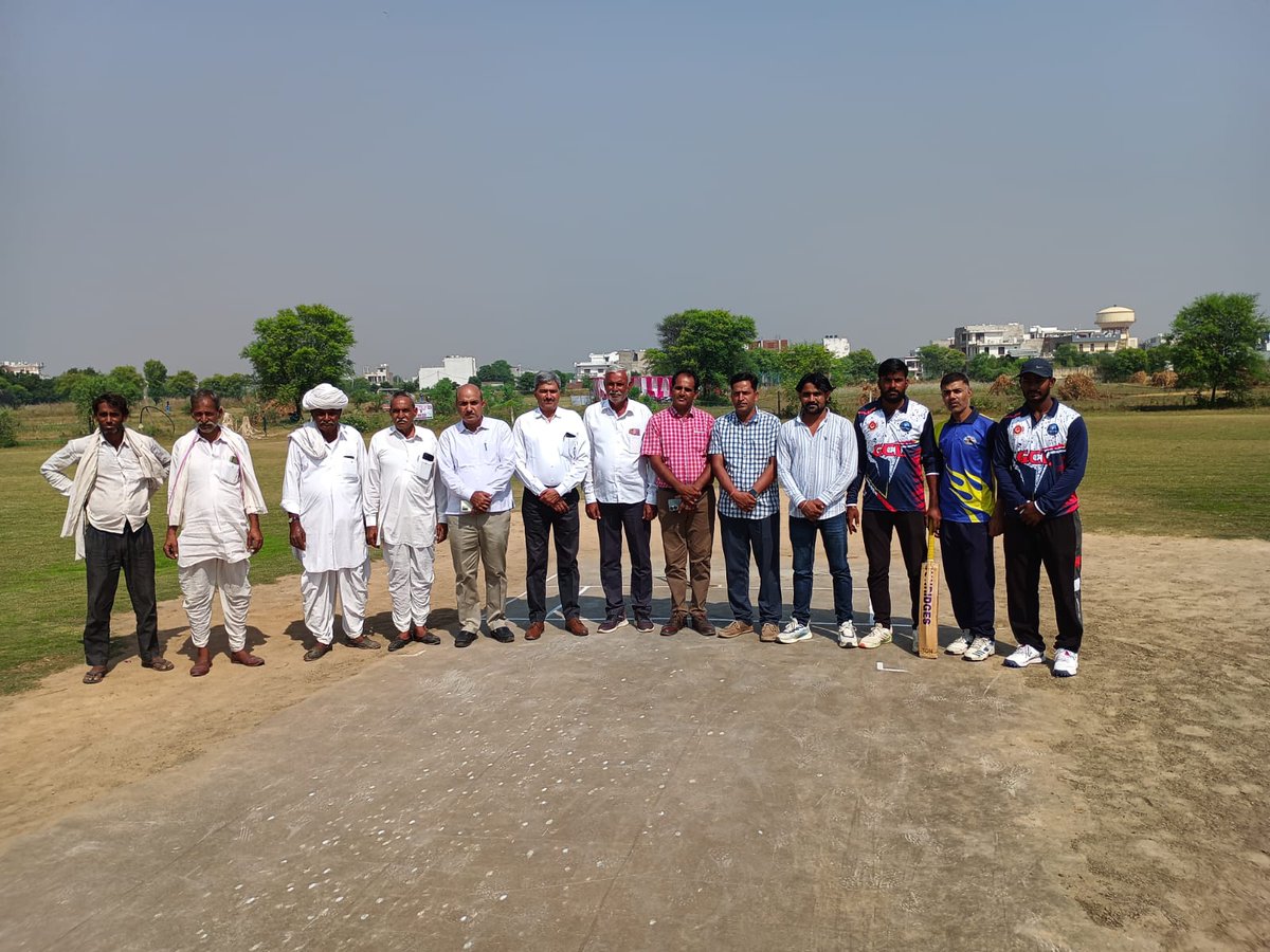 गुर्जर क्रिकेट लीग टूर्नामेंट की <a href="/GKAP_Rajasthan/">गुर्जर कर्मचारी अधिकारी कल्याण परिषद</a> प्रदेशाध्यक्ष राजेंद्र सिंह तंवर द्वारा आजाद क्रिकेट ग्राउंड जगतपुरा जयपुर की शुरुआत।
<a href="/AshokChandnaINC/">Ashok Chandna</a> <a href="/dgurjarofficial/">Dheeraj Gurjar</a> <a href="/Erdharmpalbjp/">Er. Dharmpal Gurjar</a> <a href="/drsomyagurjar/">Dr Somya Gurjar</a> <a href="/GurjarConnect/">𝐆𝐮𝐫𝐣𝐚𝐫 𝐂𝐨𝐧𝐧𝐞𝐜𝐭 🌐​</a> <a href="/HemrajPoswal968/">Hemraj Poswal</a> <a href="/ombhadanabjp/">Om Prakash Bhadana</a> @Sureshgurjar073 <a href="/PrahladGunjal/">Prahlad Gunjal</a>
