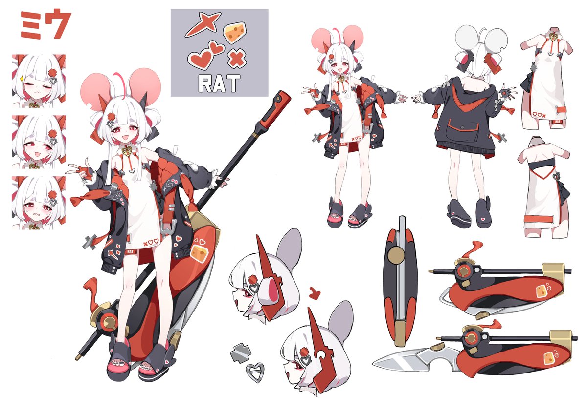 #oc Design sheet 🩹🐭