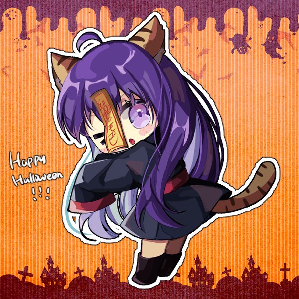 turtlebreadkun's tweet image. ✨🔥萬聖節抽獎開獎啦🔥✨
第三位是蹦蹦跳跳會跳進你家的小殭屍🐱
@cat_tail18 ！
各位記得當天要準備好糖果不然會被搗蛋唷！(O
#繪18