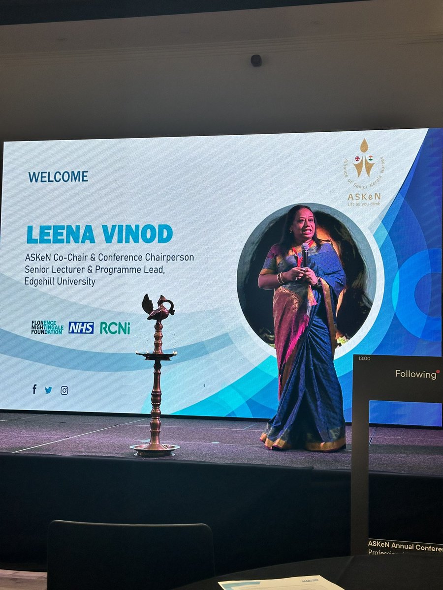 Askenconference 2024 #Asken‘24conference  #nurseleaders <a href="/LeenaVinod/">Leena Vinod</a>