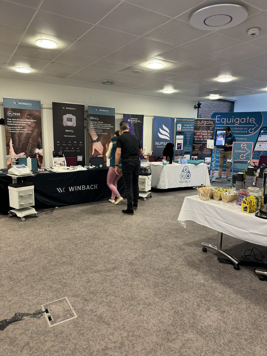 Delighted to be attending the <a href="/ACPATOfficial/">ACPAT</a> conference today. 

The Assoc. of Chartered Physiotherapists in Animal Therapy.

Very grateful to be their chosen charity this year. 

Everyone in conference at the moment, so taking a moment to meet everyone here.