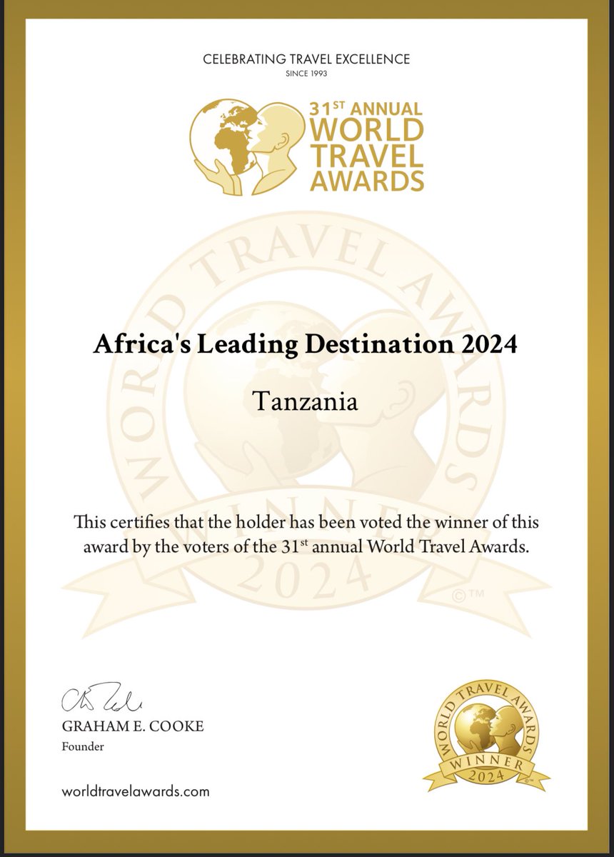 Tanzania National Parks tweet media