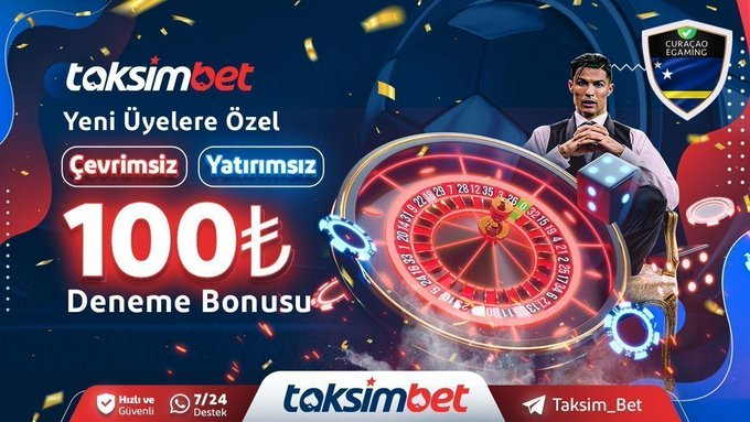 #Taksimbet'ten Çevrimsiz

💸%15 Casino Yatırım Bonusu

🎁Üye olan herkese 100 TL veya 100 FS Deneme bonusu

✅Üyelik için: heylink.me/ForumBankoBonu…

#borsa #bist100 Fenerbahçe #sasa Victor Osimhen #ANTvGS #tuprs Kerem Aktürkoğlu #halkaarz