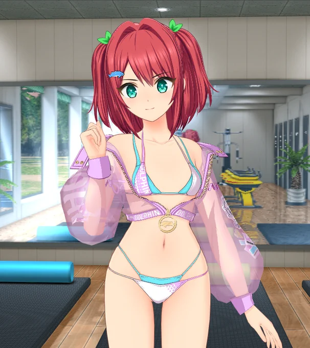 小針ちゃんのおっぱいが イラストに合わせて大きくなってしまうアプデが入ると聞いたので,今のうちに微乳小針ちゃんを撮影しておく 
