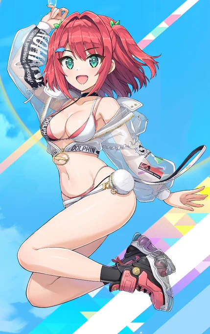 小針ちゃんのおっぱいが イラストに合わせて大きくなってしまうアプデが入ると聞いたので,今のうちに微乳小針ちゃんを撮影しておく 